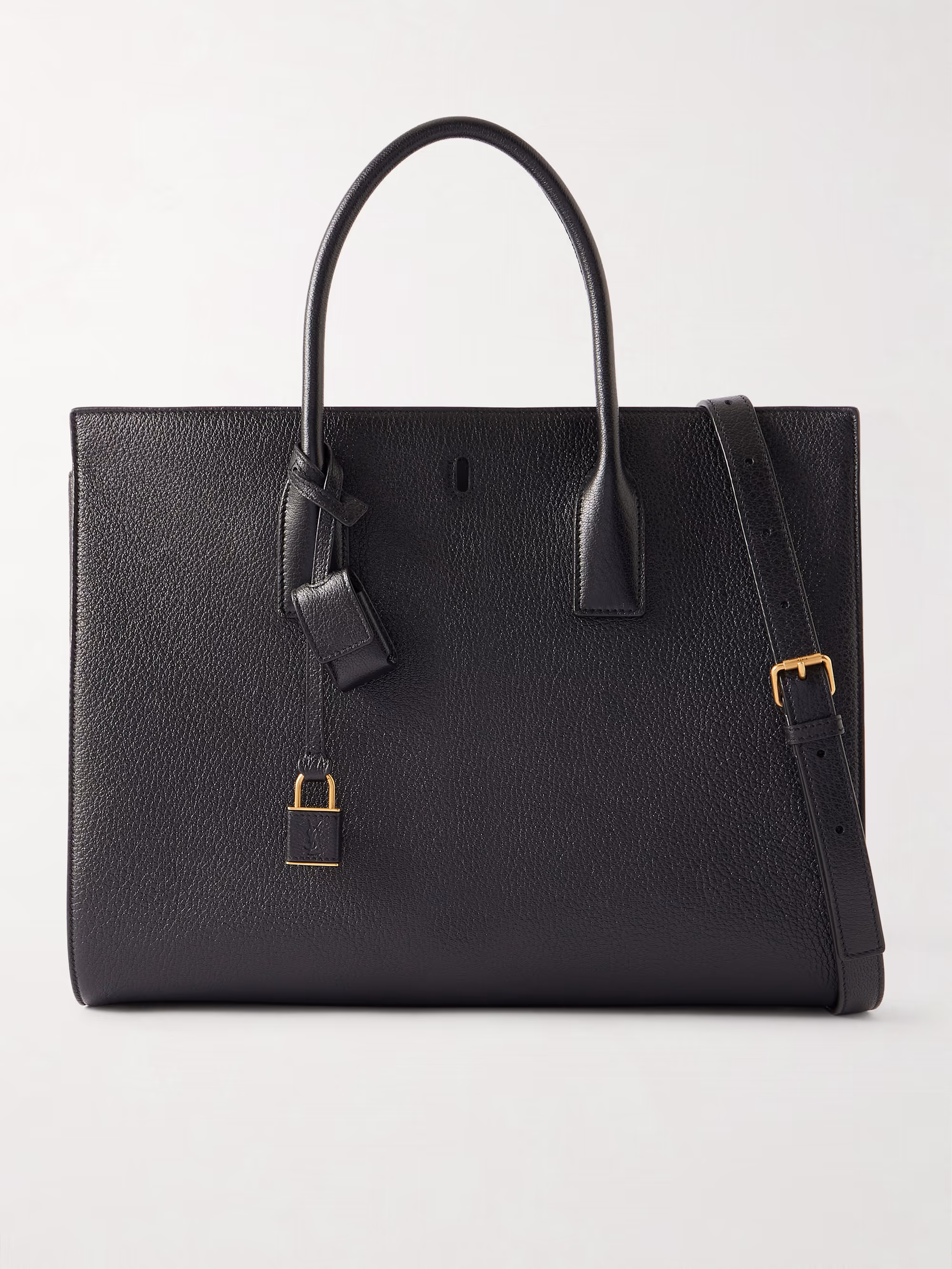 Saint Laurent Sac de Jour large textured-leather shoulder bag