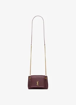 Saint Laurent Nolita Mini crossbody bag van lamsleer