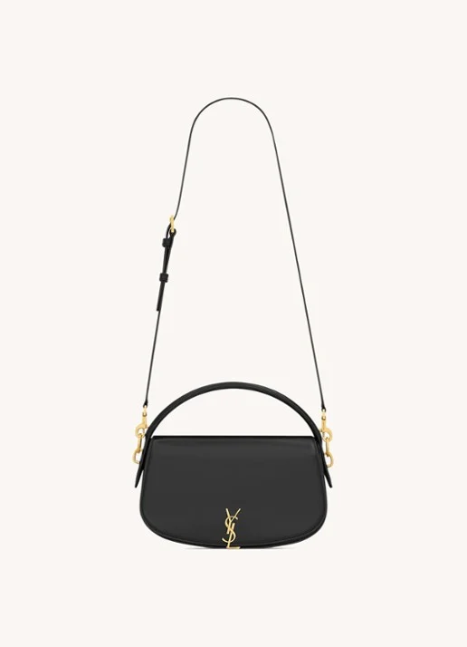 Saint Laurent Voltaire handtas van kalfsleer