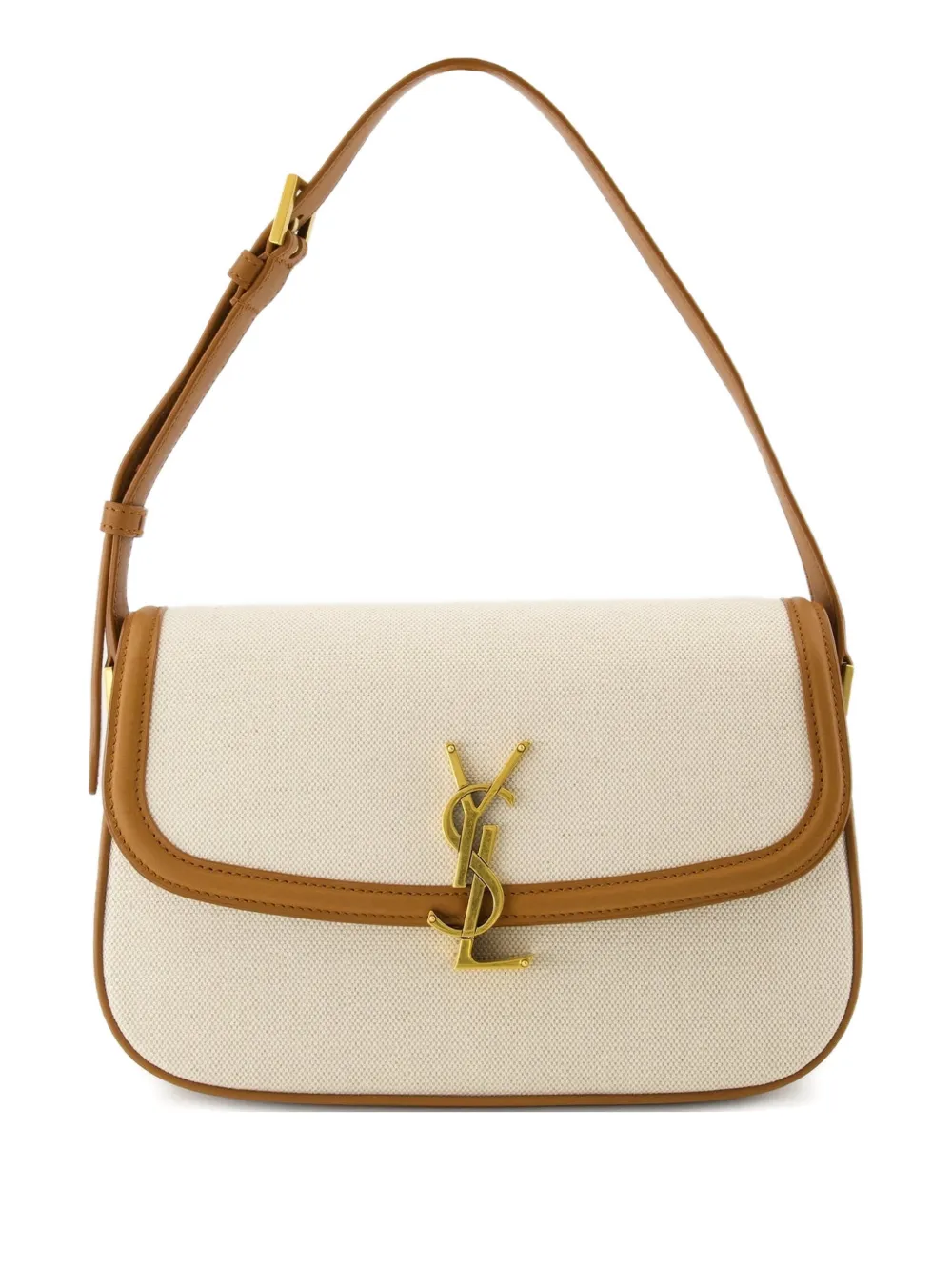 Saint Laurent Cassandre katoenen shoulder bag