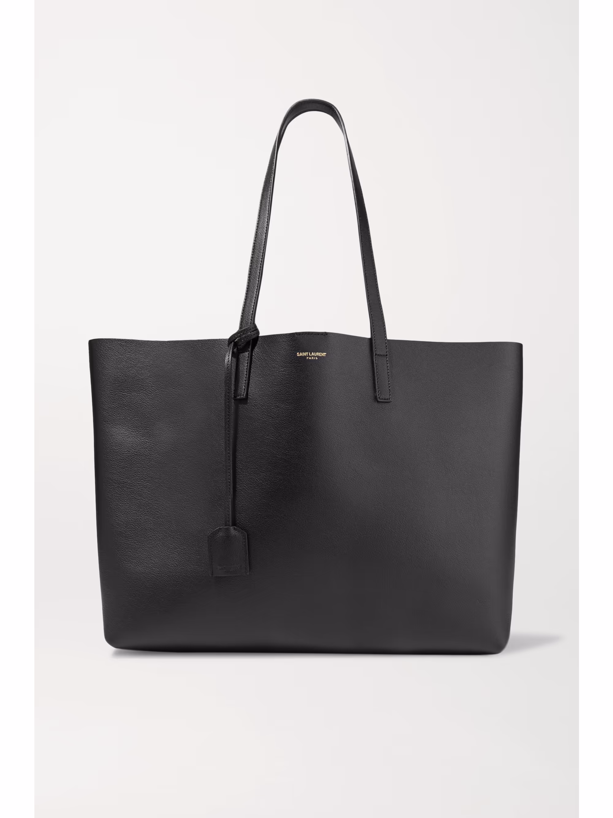 Saint Laurent East/West large textured-leather tote