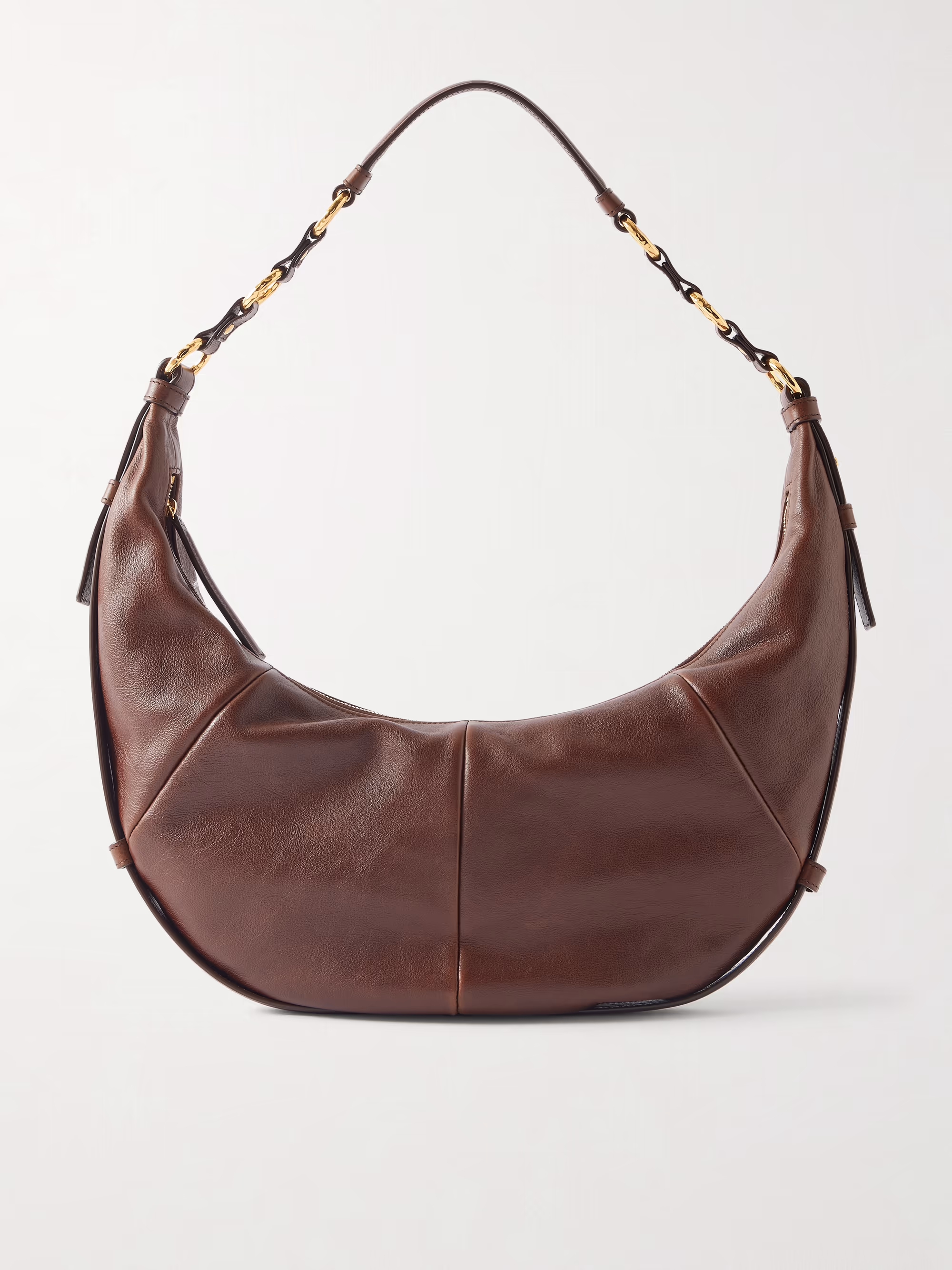 Saint Laurent Saharienne embellished leather shoulder bag