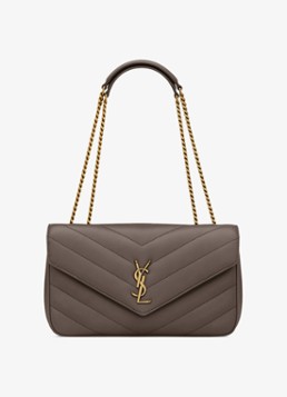 Saint Laurent Loulou Medium shoulder bag van lamsleer