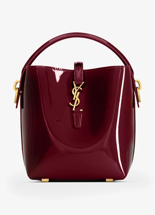 Saint Laurent Le 37 Mini handtas van lakleer