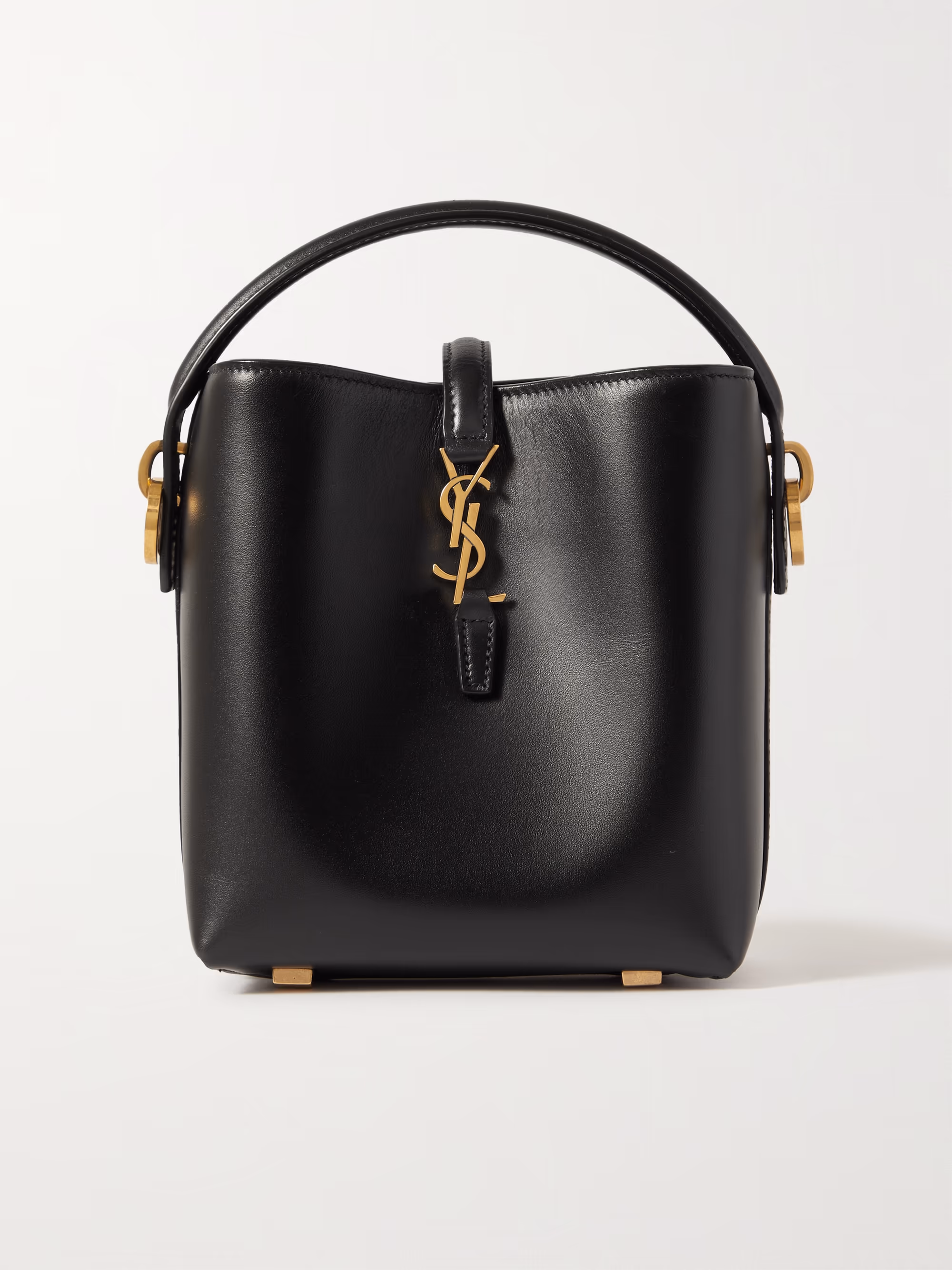 Saint Laurent Le 37 mini leather bucket bag