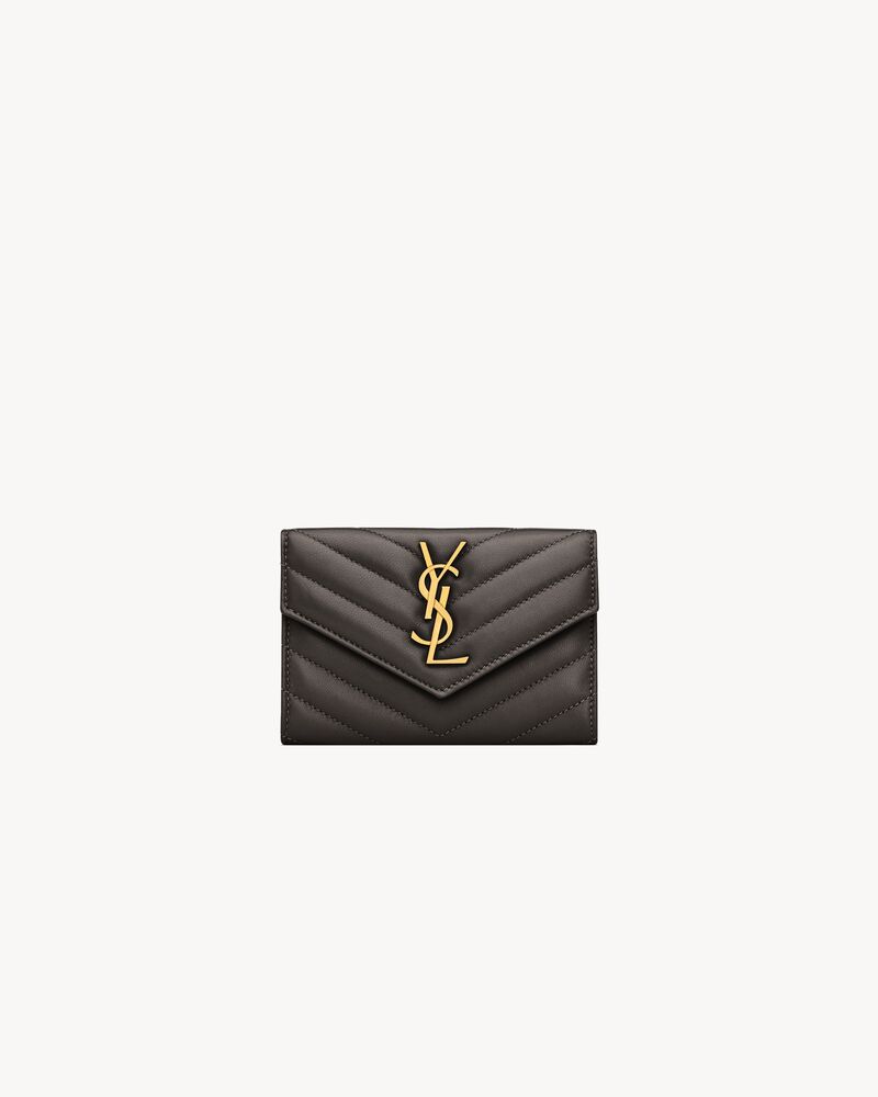 Saint Laurent CASSANDRE wallet in lambskin