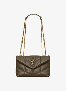 Saint Laurent Toy Puffer shoulder bag van lamsleer