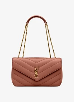 Saint Laurent Loulou Medium shoulder bag van lamsleer