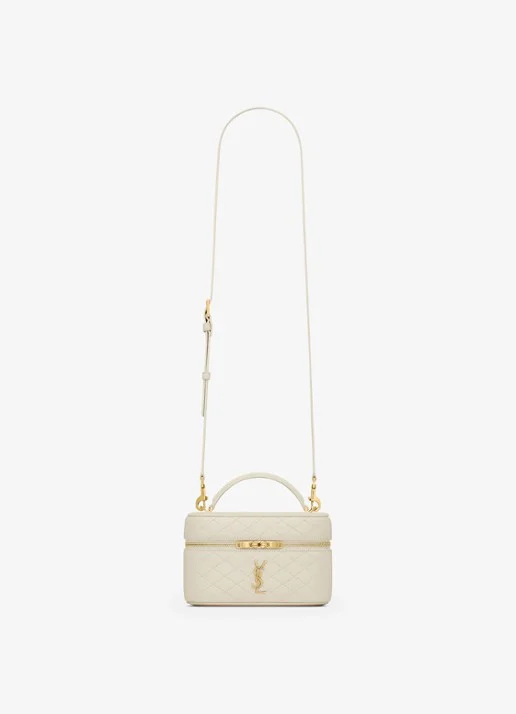 Saint Laurent Gaby Vanity Mini handtas van lamsleer