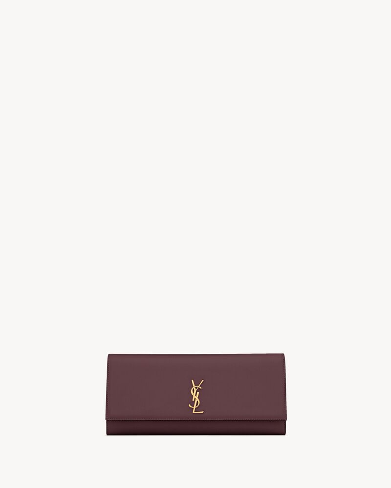 Saint Laurent KATE clutch in grain de poudre leather