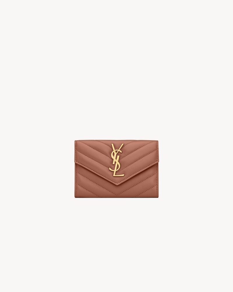 Saint Laurent CASSANDRE wallet in lambskin
