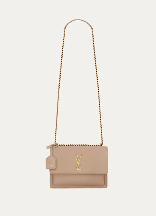 Saint Laurent Sunset Medium shoulder bag van kalfsleer