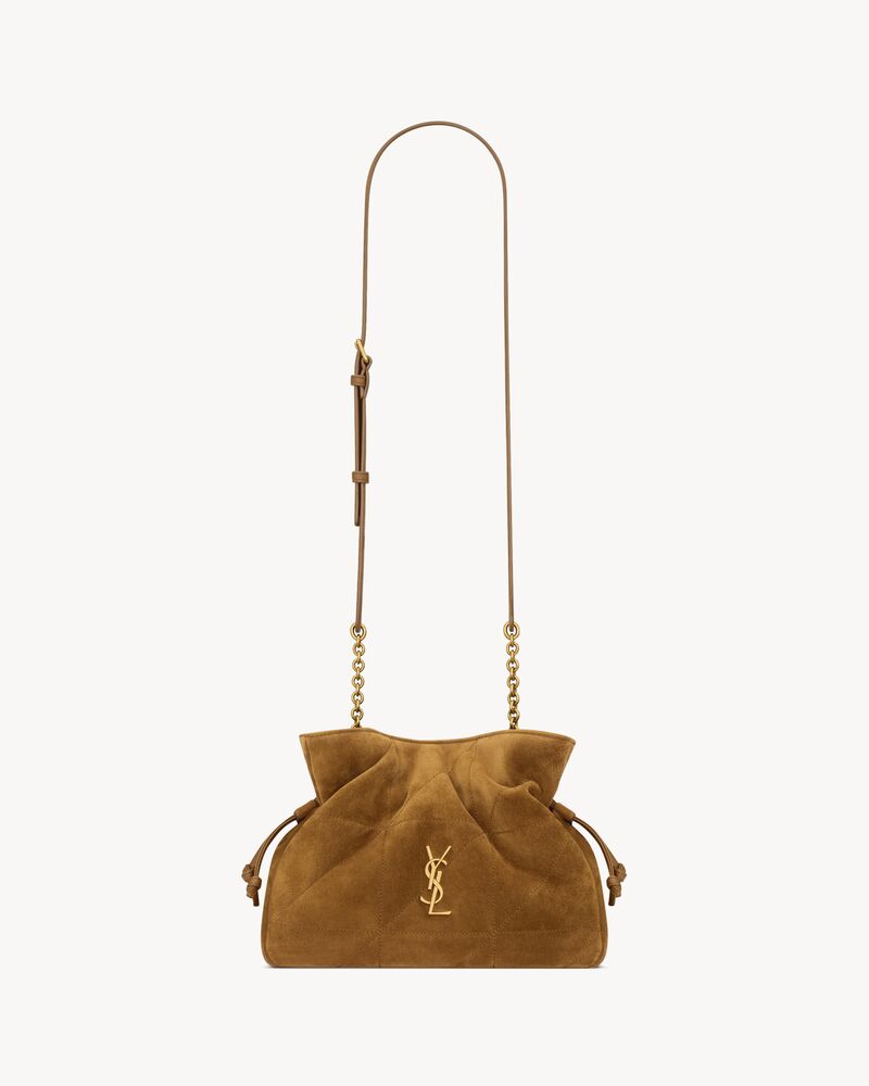 Saint Laurent JAMIE shoulder pouch in suede