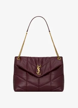 Saint Laurent Puffer Medium shoulder bag van kalfsleer