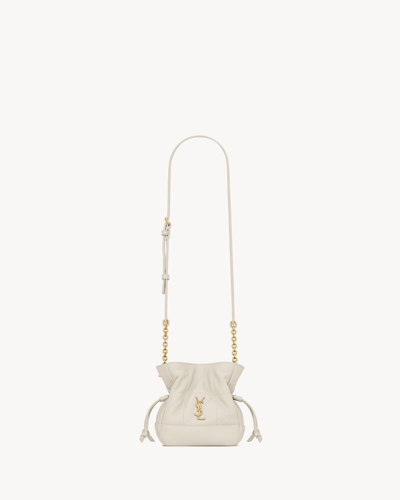 Saint Laurent JAMIE mini shoulder pouch in lambskin