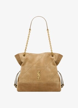 Saint Laurent Jamie Small tote bag van lamssuède