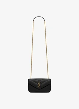 Saint Laurent Loulou Mini crossbody bag van lamsleer