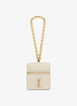 Saint Laurent Cassandre Matelassé Carré Mini Cube handtas van lamsleer