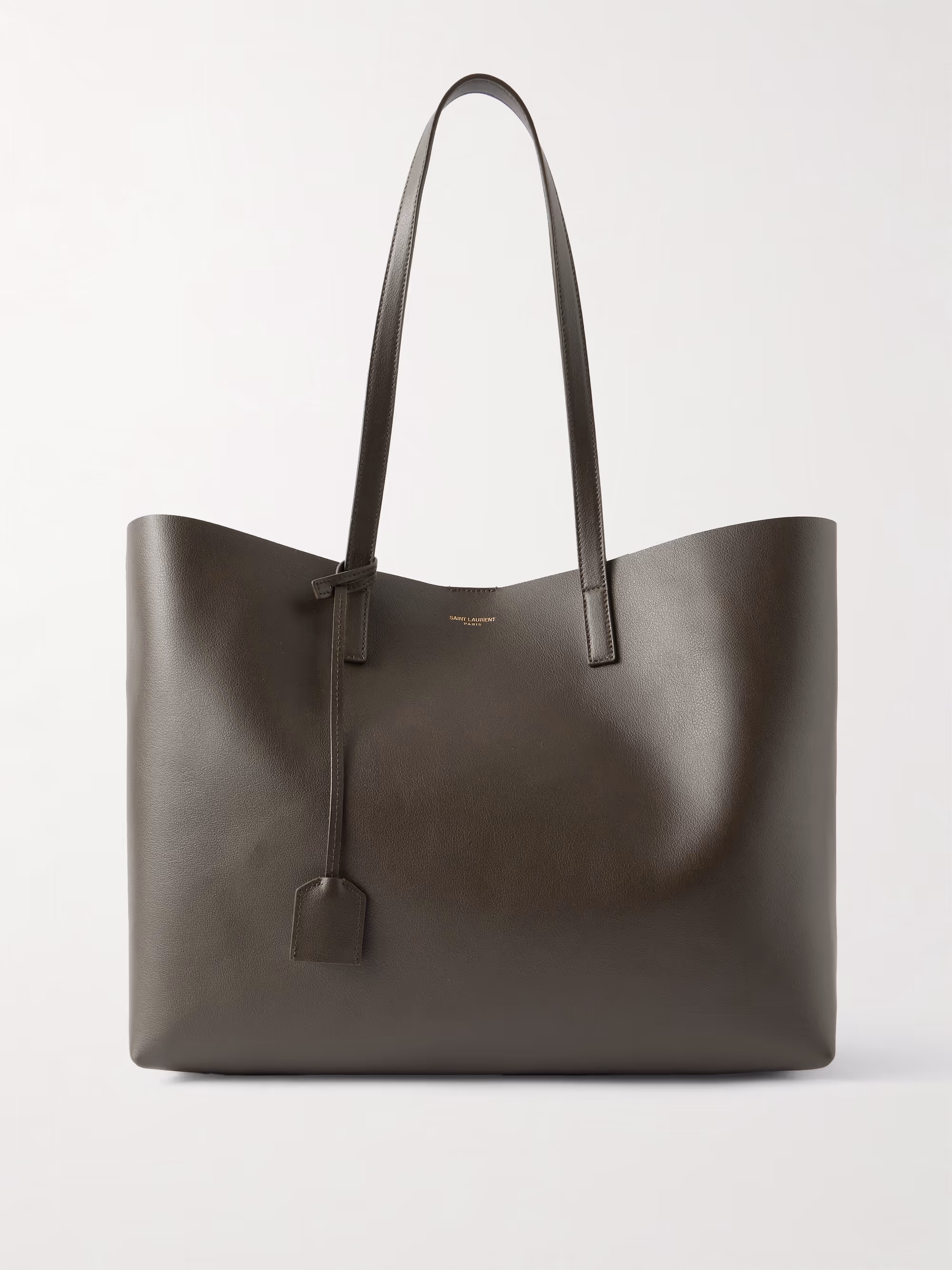 Saint Laurent East/West large leather tote