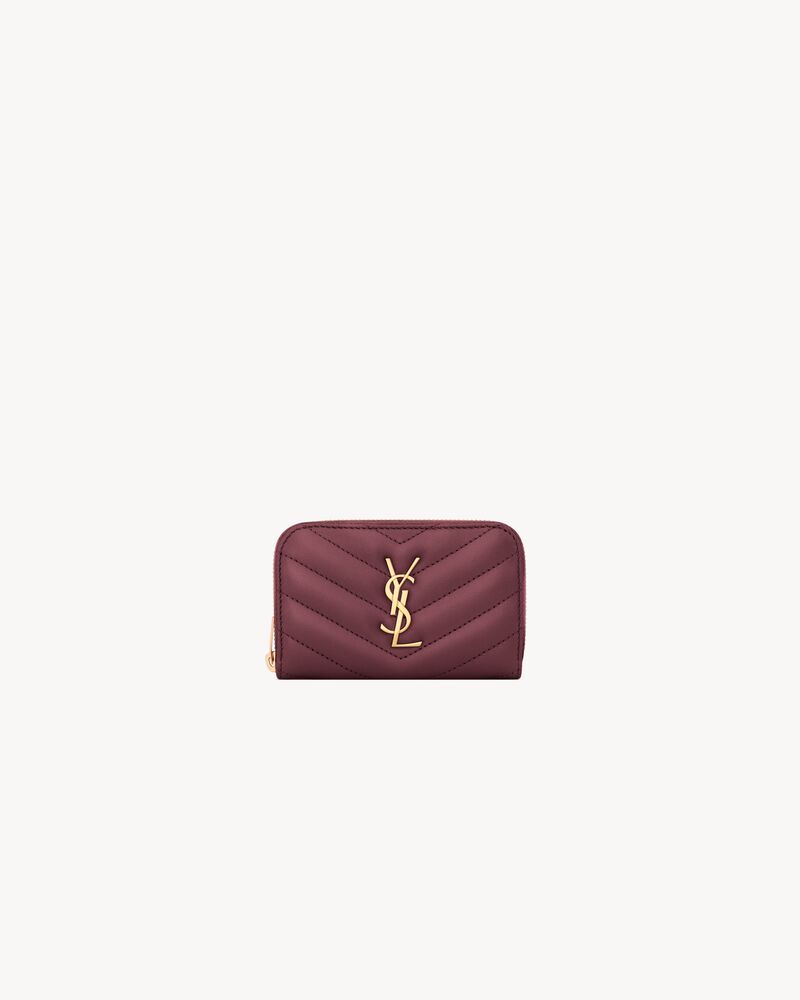 Saint Laurent CASSANDRE change purse in lambskin