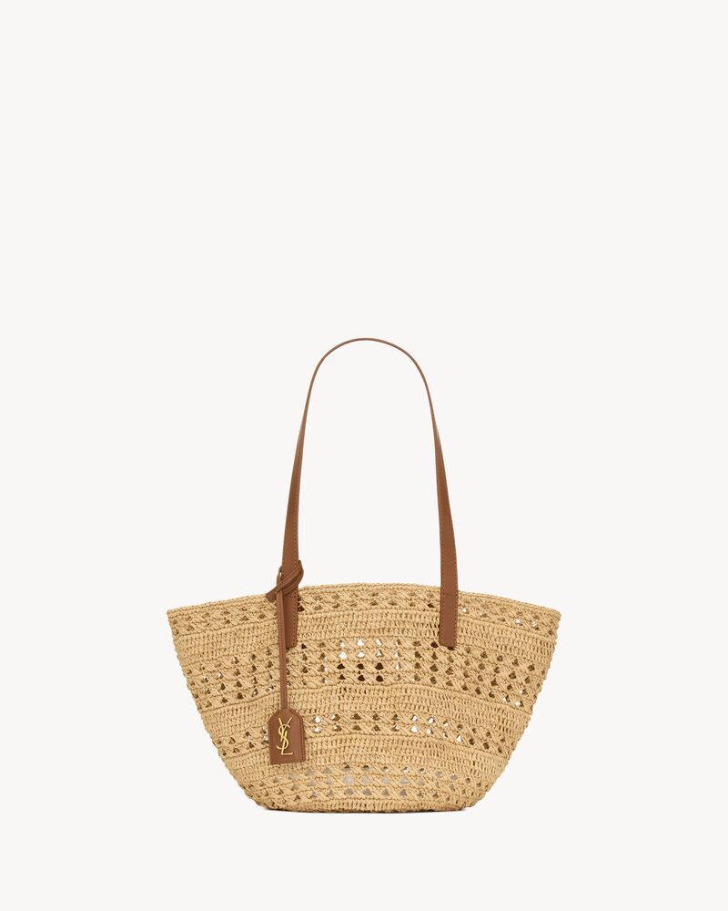 Saint Laurent PANIER Small bag in raffia