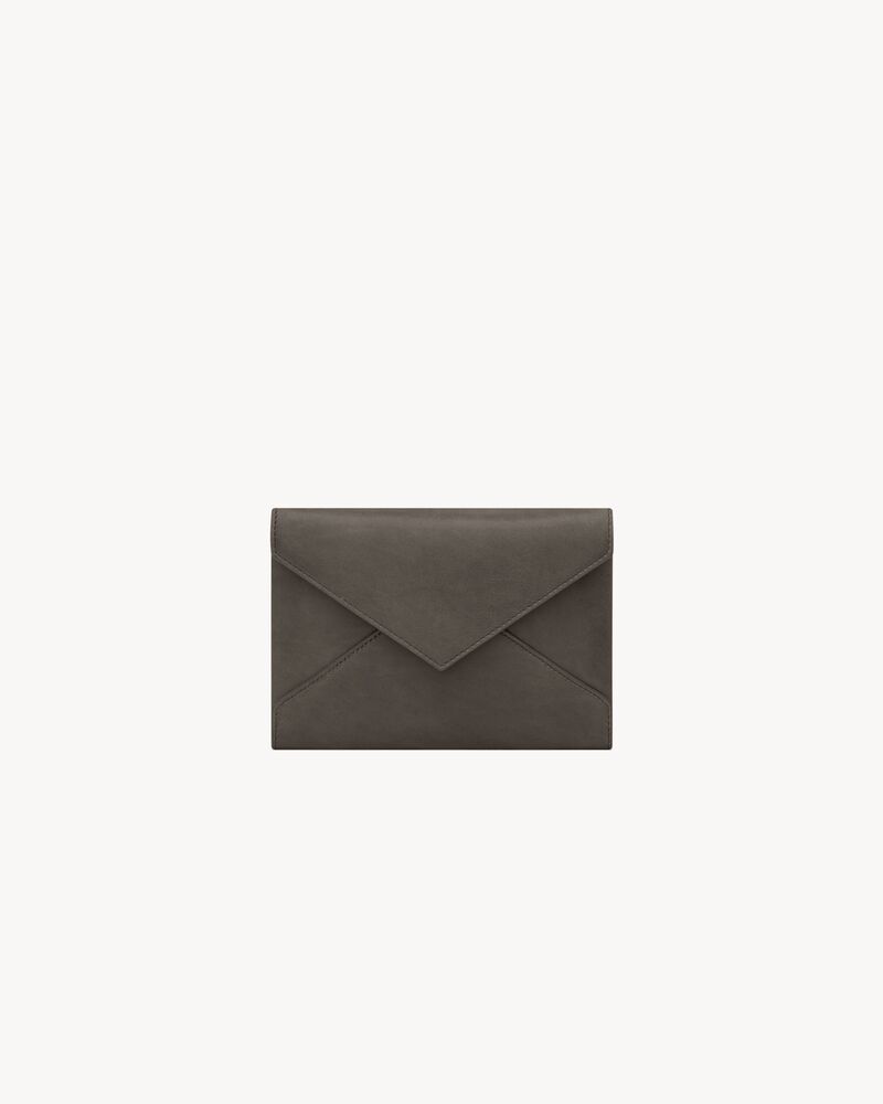 Saint Laurent LETTER passport case in leather