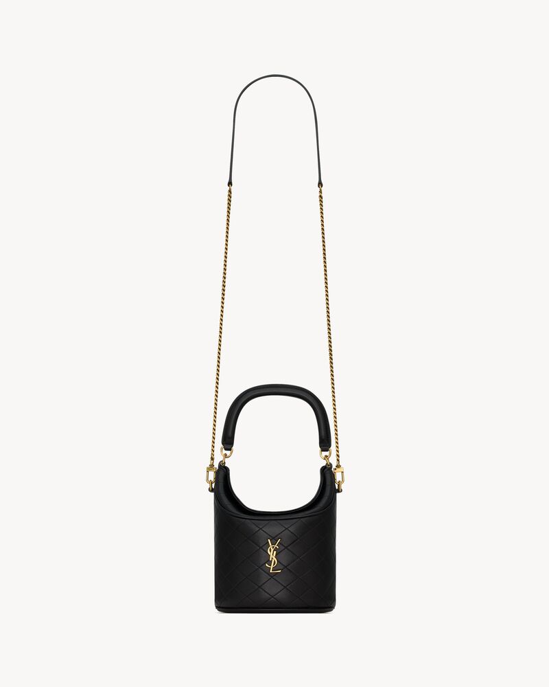 Saint Laurent GABY bucket bag in lambskin
