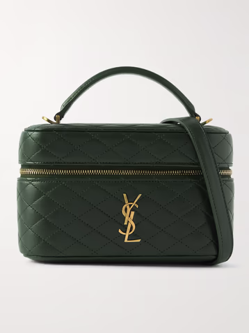 Saint Laurent Gaby Vanity mini quilted leather shoulder bag